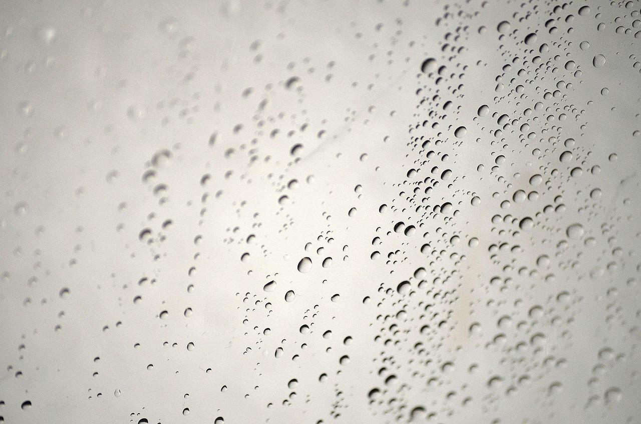 water, raindrops, bathroom, bathtub, nature, moisture, window, bath courtain
